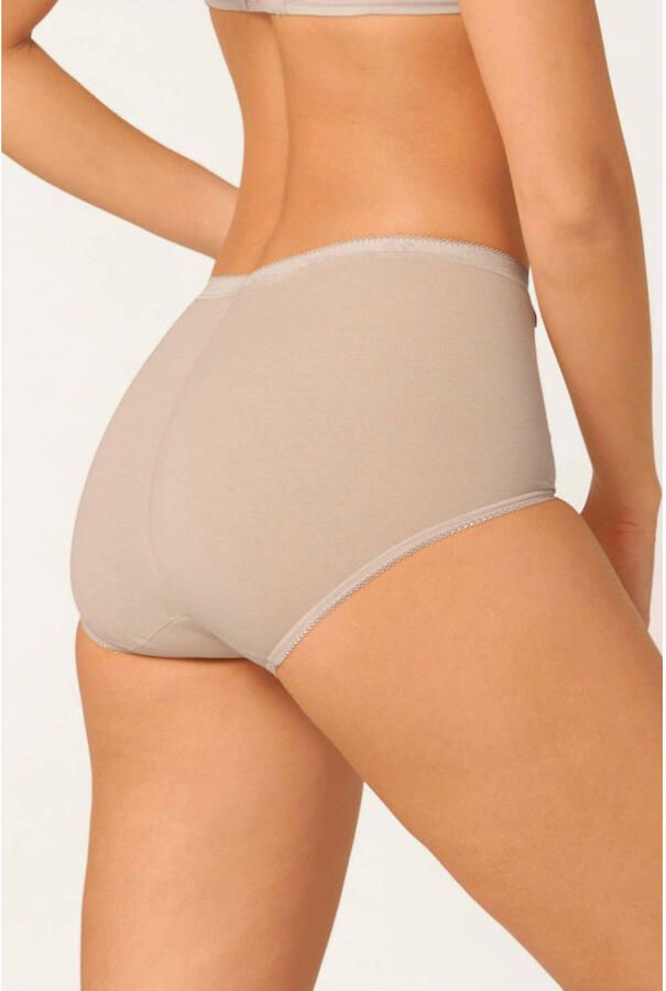 Sloggi Maxislip Basic + perfecte pasvorm katoenmix elastisch zachte naden (Set van 2)