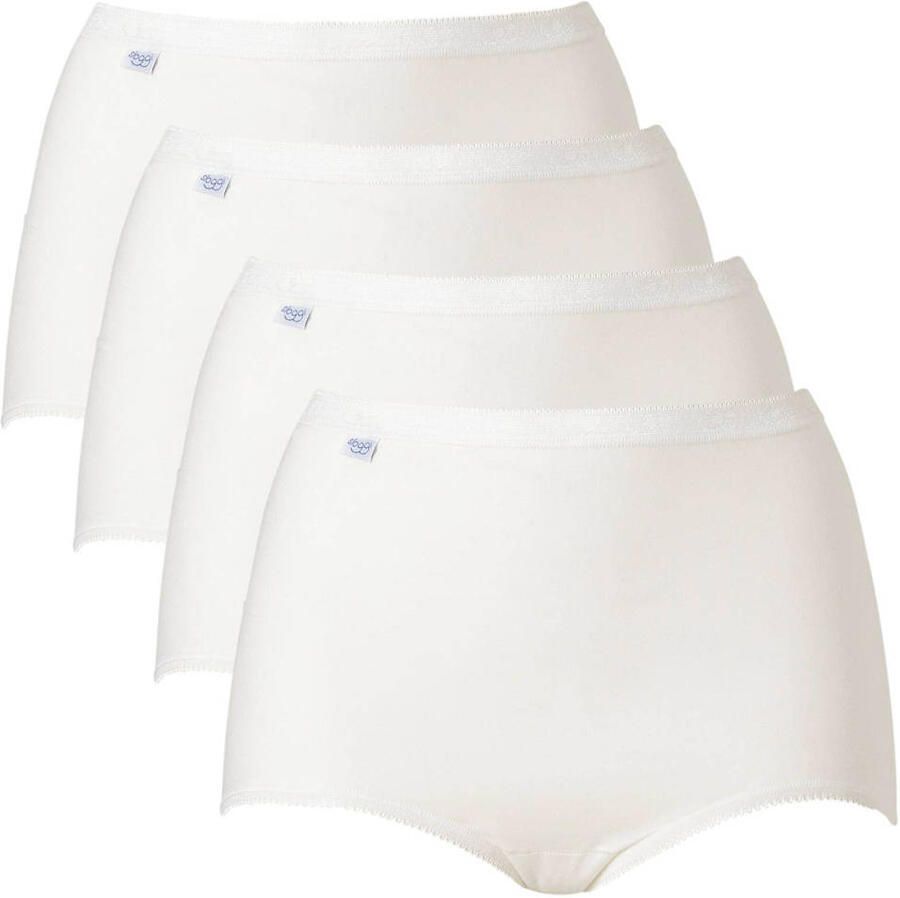 Sloggi Maxislip Basic + zachte naden katoenmix elastisch (4 stuks Set van 4)