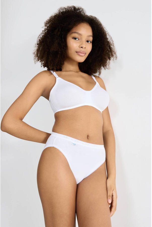 Sloggi Basic+ niet-voorgevormde bh zonder beugel wit - Foto 2