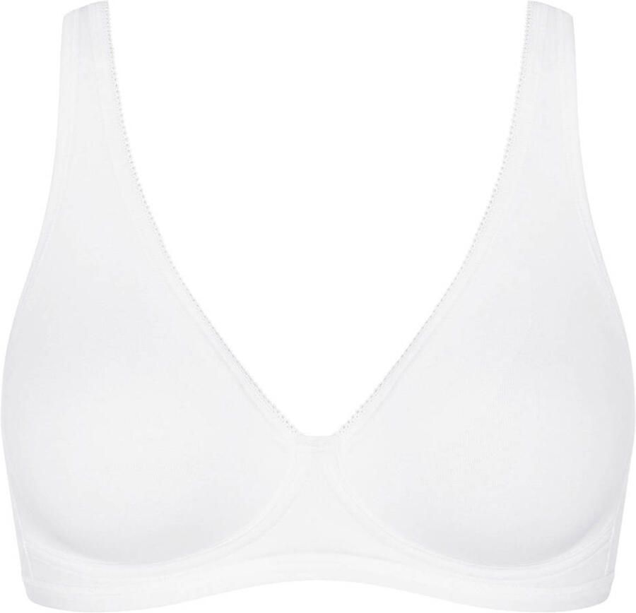 Sloggi Soft-bh Basic + perfecte pasvorm zonder beugel zonder vulling diepe v-hals - Foto 2
