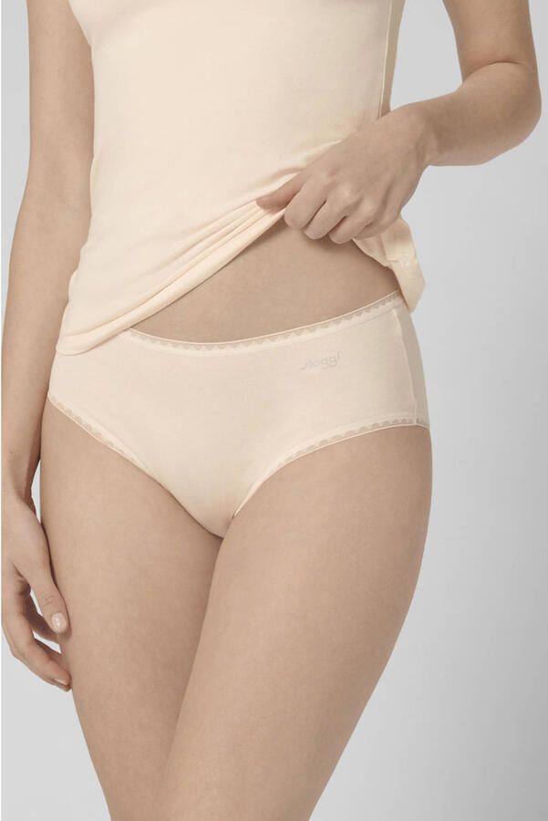 Sloggi Broek met boorden met ajourpatroon in een set van 2 stuks