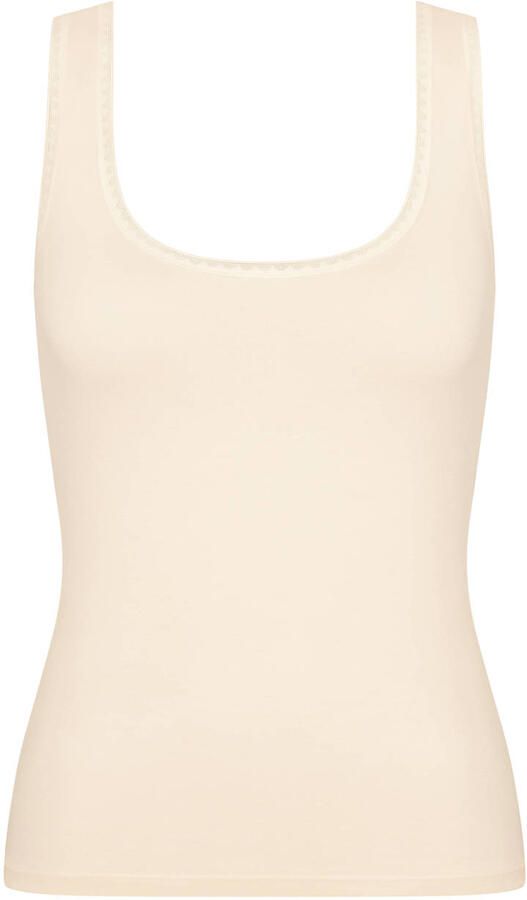 Sloggi Hemd Go fijne kantdetails diepe ronde hals brede bandjes zacht (Set van 2) - Foto 2