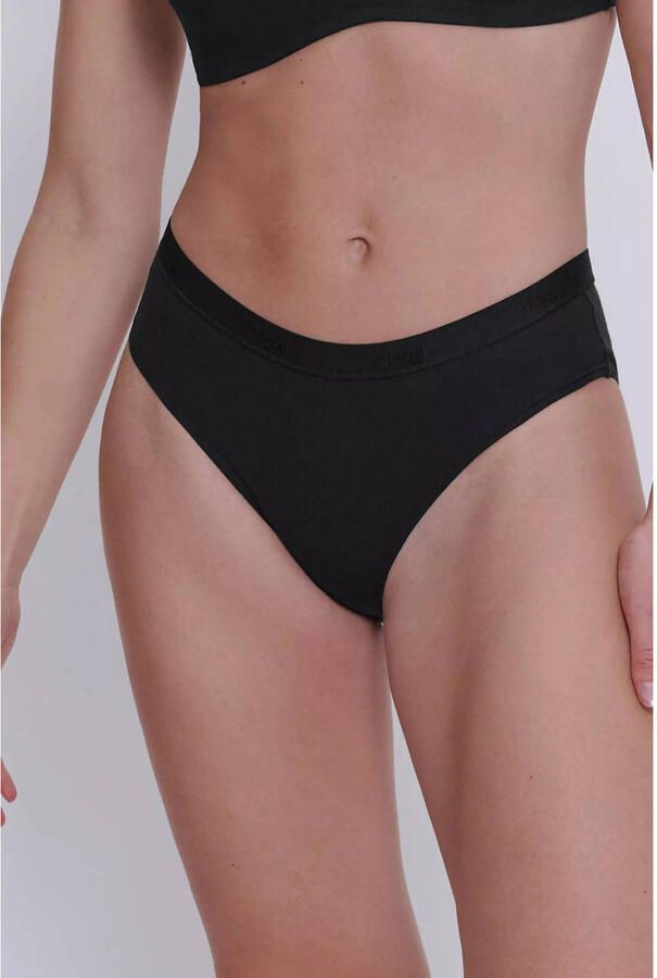 Sloggi Hipster GO Casual zacht ademend katoenmix elastische logo-band (2 stuks Set van 2)