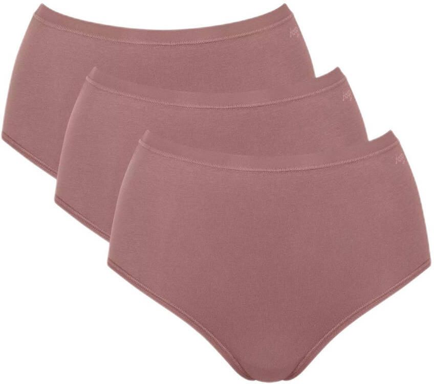 Sloggi High-waist-slip GO Daily Cotton Glans-effect details hoog uitgesneden taille(3 stuks) - Foto 3