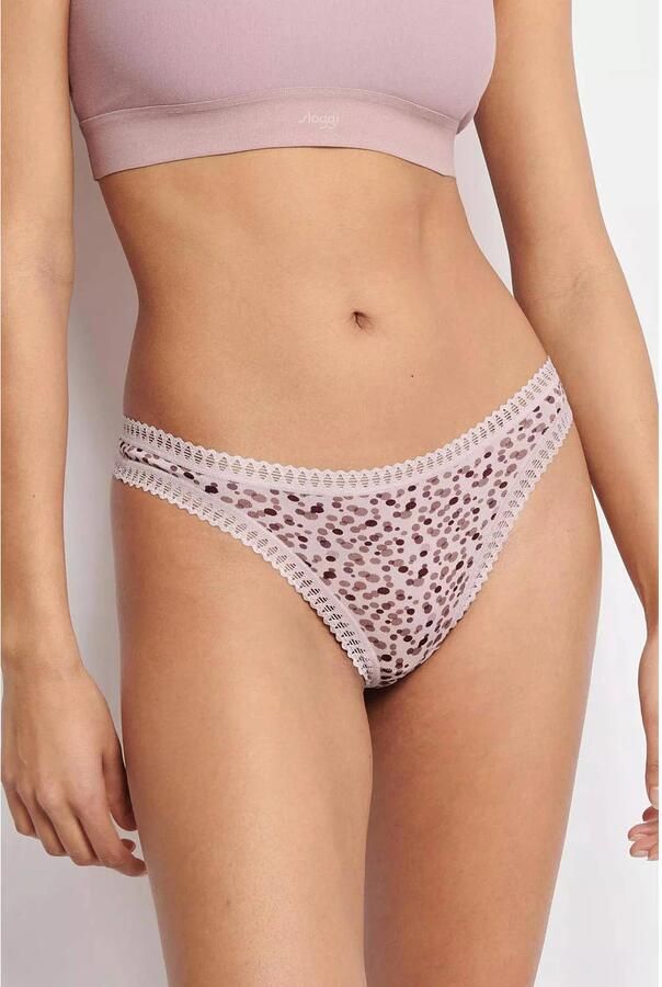 Sloggi GO string (set van 3) roze oudroze