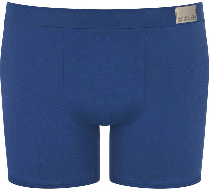 Sloggi Boxershort Men GO Natural met lange pijp nauwsluitend. zonder ingreep (Set van 2)