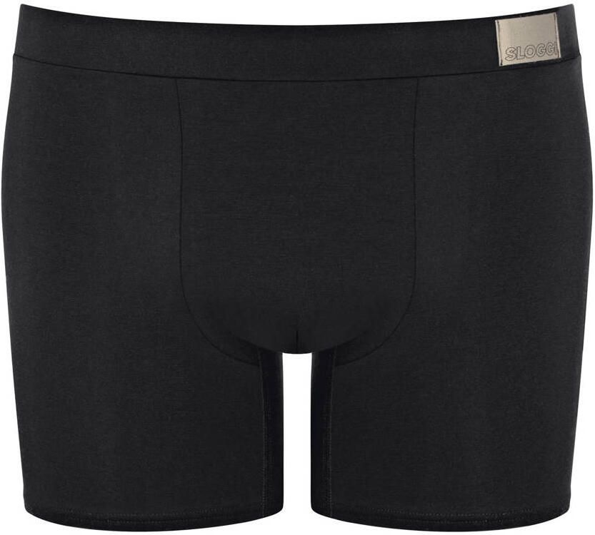 Sloggi Boxershort Men GO Natural met lange pijp nauwsluitend. zonder ingreep (Set van 2)