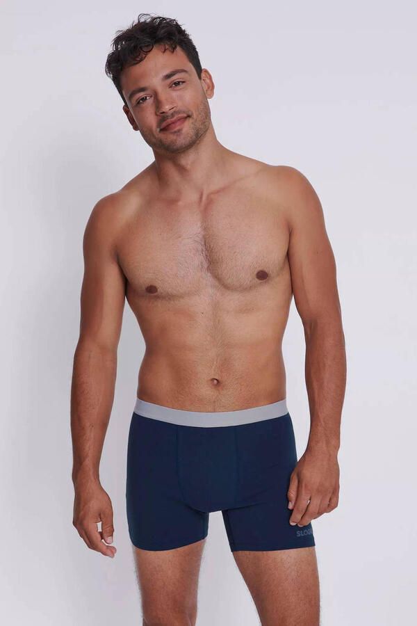 Sloggi Boxershort Men GO ABC 2.0 langere pijp katoenmix zacht elastische band (Set van 2)