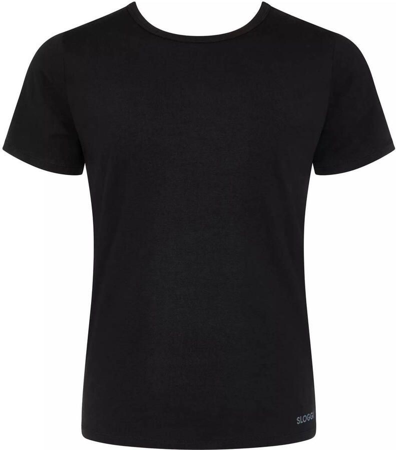 Sloggi MEN GO ondershirt (set van 2) zwart