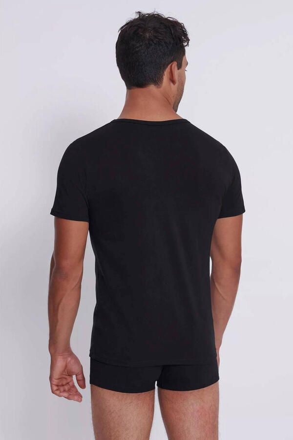 Sloggi MEN GO ondershirt (set van 2) zwart - Foto 2