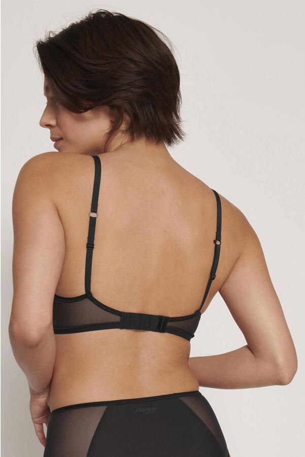 Sloggi Soft ADAPT voorgevormde push-up bh zwart - Foto 2