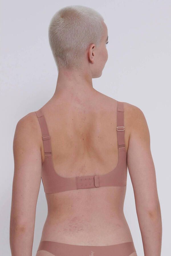 Sloggi Soft-bh ZERO Feel 2.0 naadloos uitneembare pads v-hals brede bandjes microvezel - Foto 2