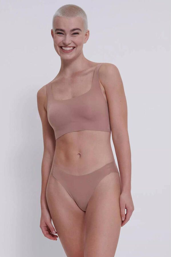 Sloggi Bustier ZERO Feel 2.0 naadloos en onzichtbaar uitneembare pads rekbaar microvezel