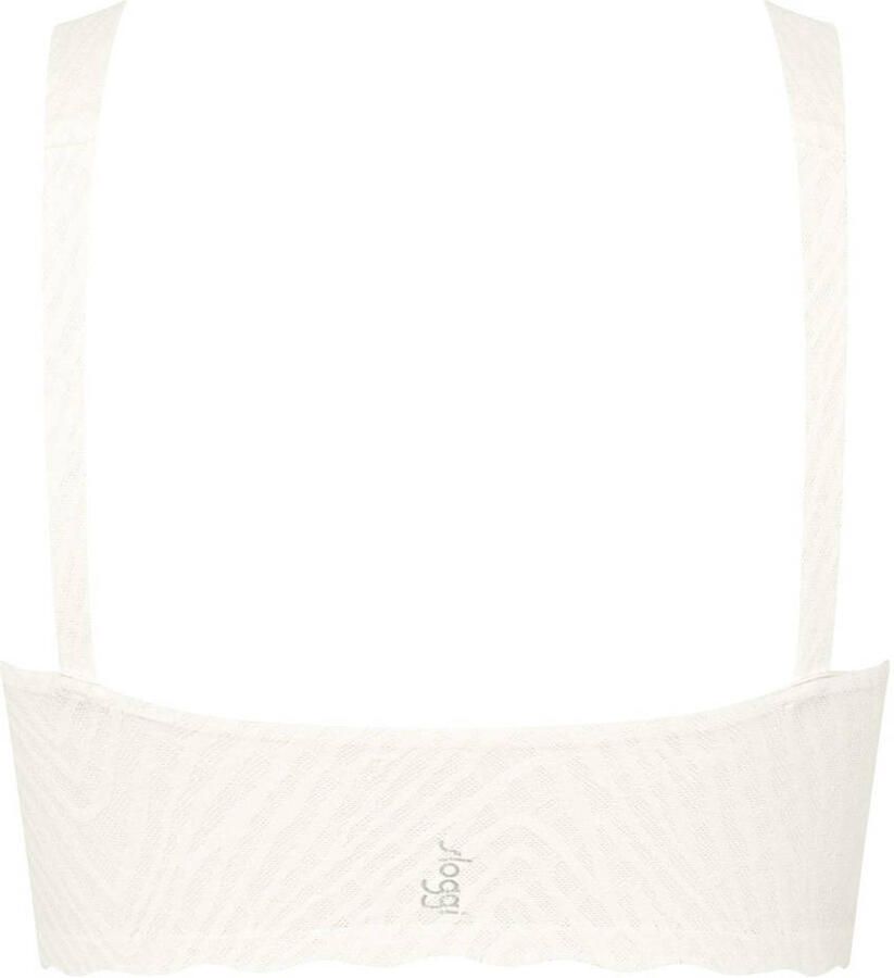 Sloggi Bralette ZERO Feel Bliss naadloos v-hals stretchkant uitneembare pads (set 1-delig)
