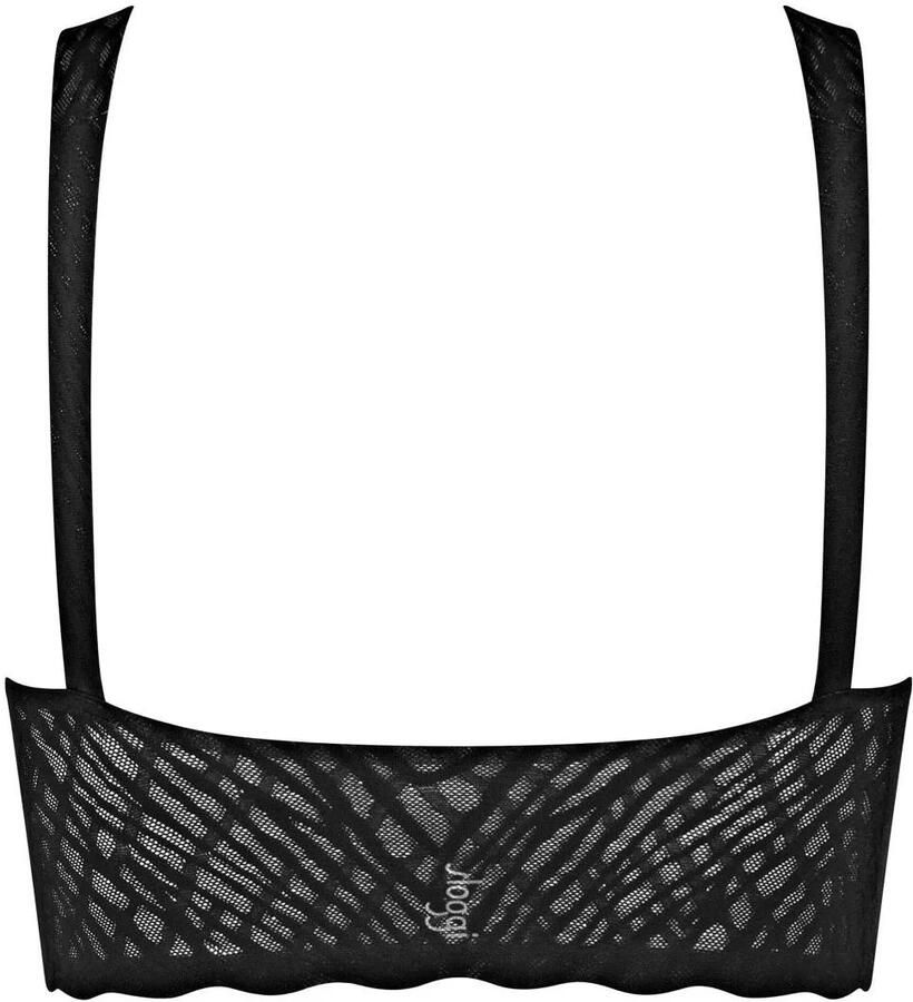 Sloggi Bralette ZERO Feel Bliss naadloos v-hals stretchkant uitneembare pads (set 1-delig)