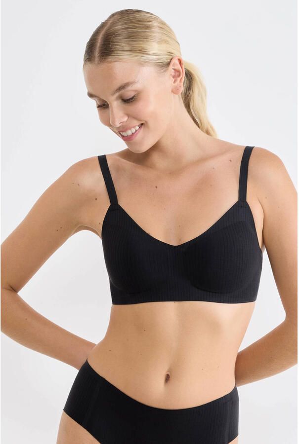 Sloggi ZERO Feel voorgevormde bh top zwart