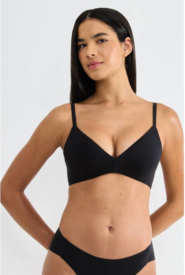 Sloggi ZERO Feel voorgevormde push-up bh The Up zwart