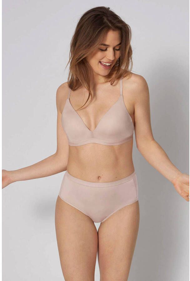 Sloggi WOW Comfort 2.0 voorgevormde bh zonder beugel beige