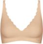 Sloggi ZERO Feel naadloze bralette met schulprand beige - Thumbnail 1