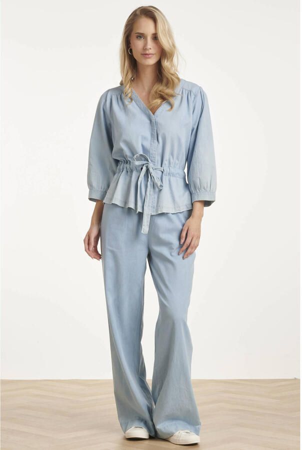 Smashed Lemon blousetop blauw