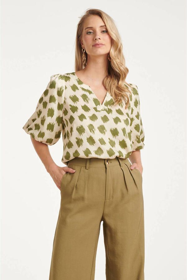 Smashed Lemon blousetop groen