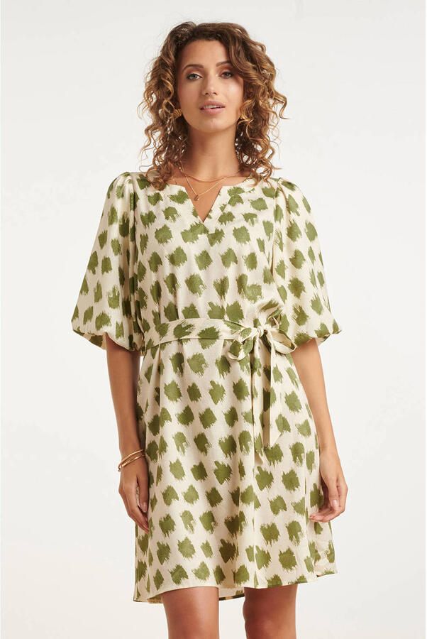 Smashed Lemon cocktailjurk met lurex groen