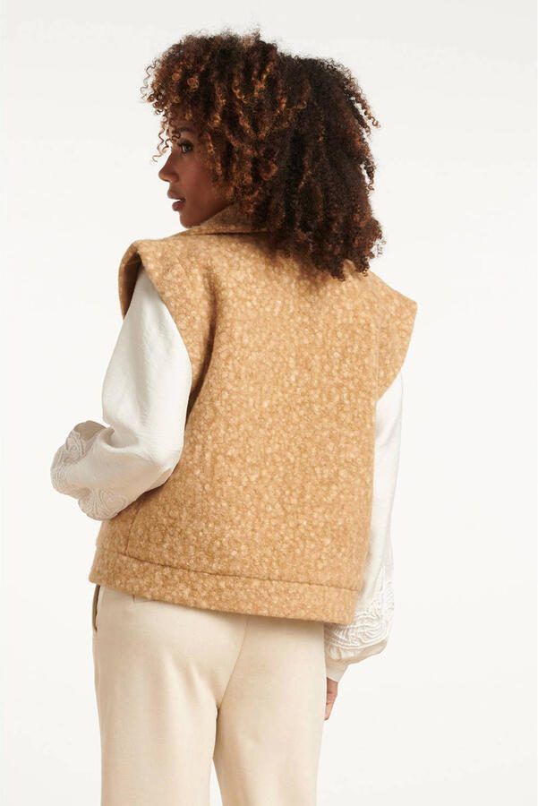 Smashed Lemon gilet camel - Foto 3