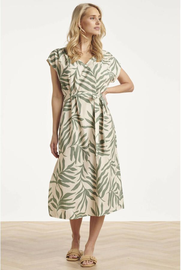 Smashed Lemon midi jurk groen