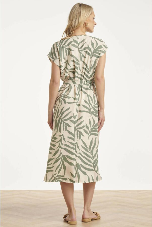Smashed Lemon midi jurk groen - Foto 2