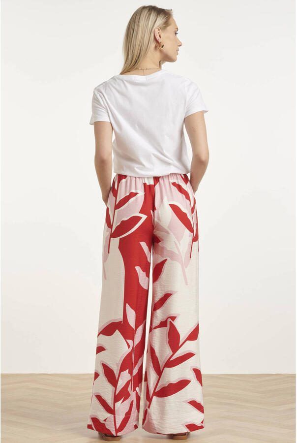 Smashed Lemon T-shirt wit met textuur - Foto 3