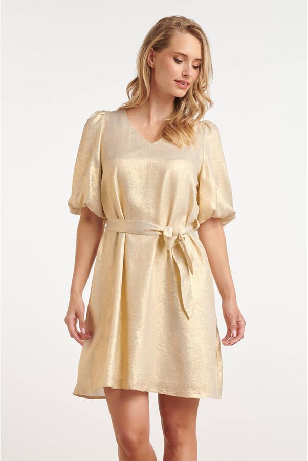 Smashed Lemon zomerjurk goud