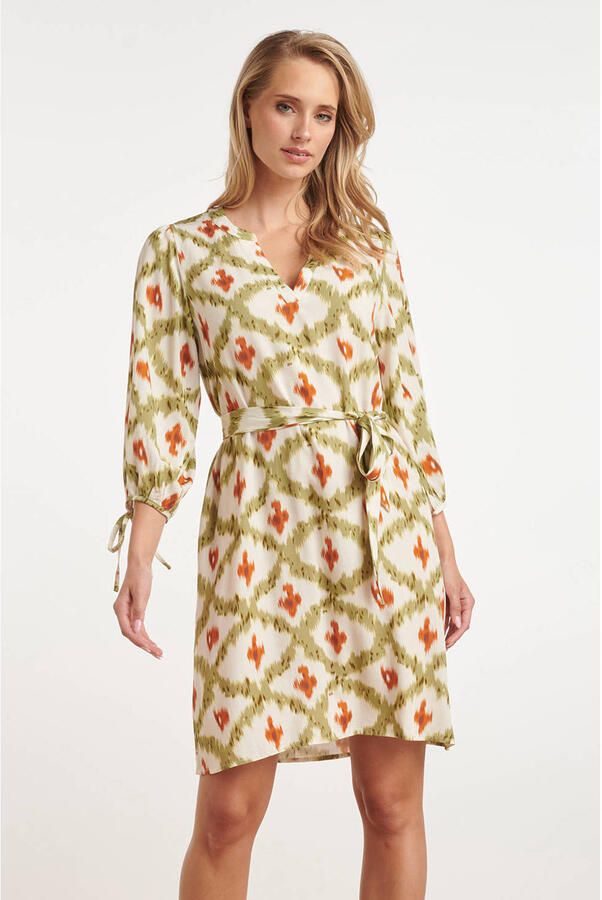 Smashed Lemon zomerjurk groen - Foto 1