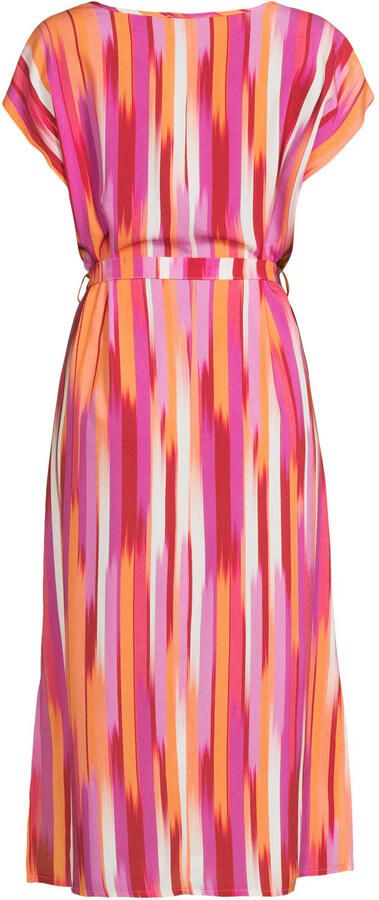Smashed Lemon zomerjurk met all over print roze - Foto 2