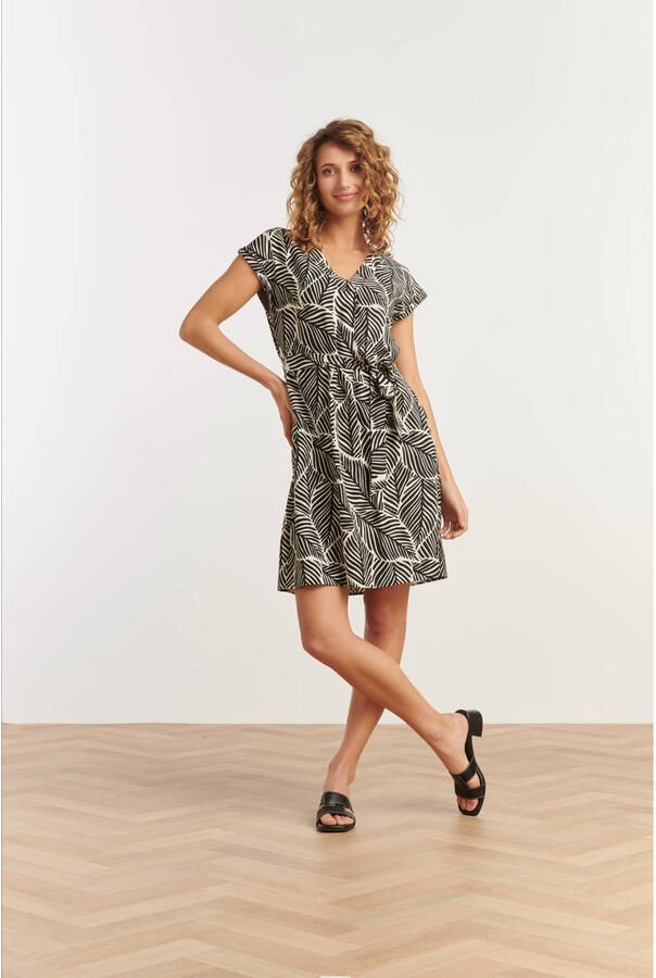 Smashed Lemon zomerjurk zwart