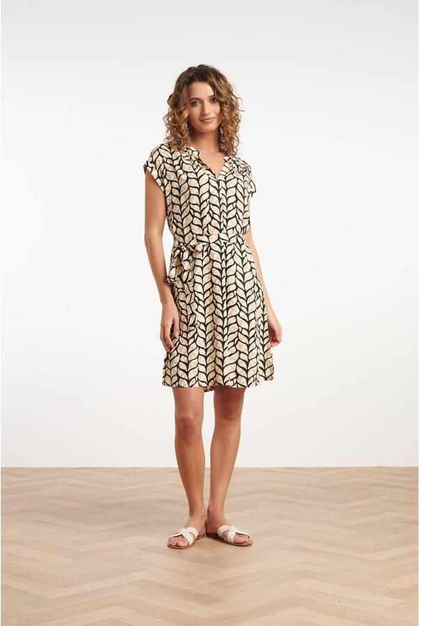 Smashed Lemon zomerjurk zwart