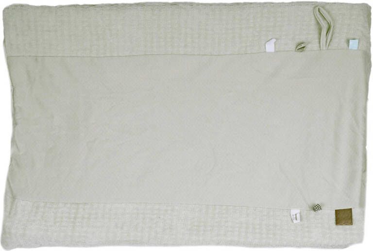 Snoozebaby aankleedkussenhoes Happy Dressing Mystic Mint Verschoonmatje Groen