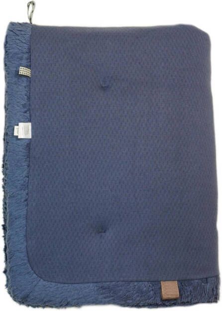 Snoozebaby boxkleed speelkleed C ful Playing 75x95 cm Blue Nights Blauw