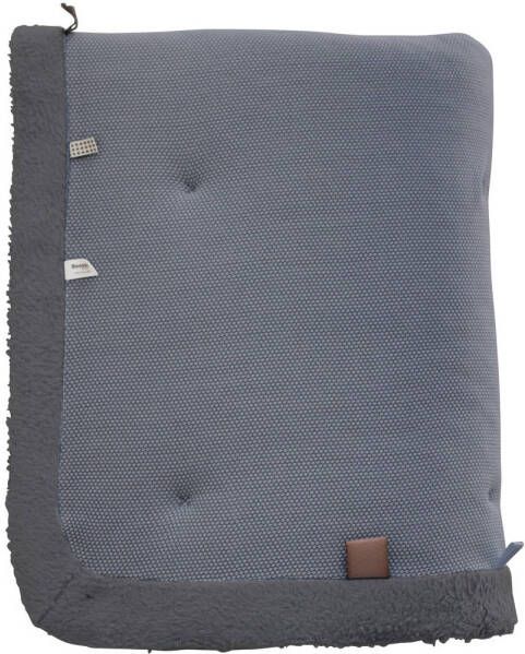 Snoozebaby boxkleed speelkleed C ful Playing 75x95 cm Storm Grey Grijs