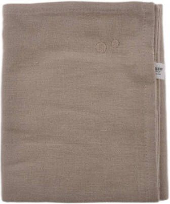 Snoozebaby flanellen swaddle 80x80 cm Desert Sand Beige