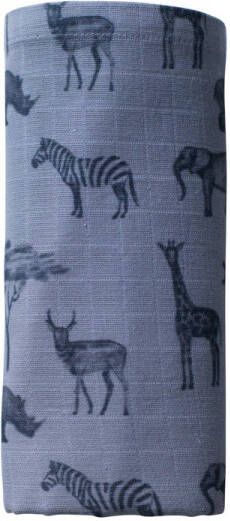 Snoozebaby hydrofiele doek 80x80 cm Storm Grey