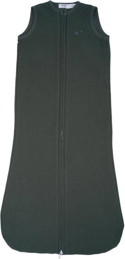 Snoozebaby 4-seizoenen baby slaapzak Dark Green Babyslaapzak Groen Effen 90