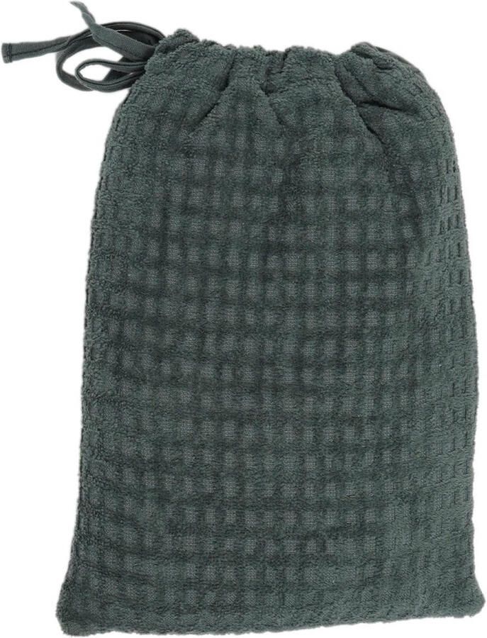 Snoozebaby aankleedkussenhoes Happy Dressing Dark Green Verschoonmatje Groen