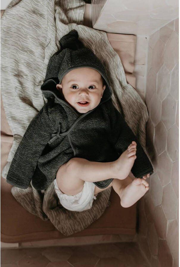 Snoozebaby hydrofiele swaddle 120x120 cm Mystic Mint Groen All over print - Foto 3