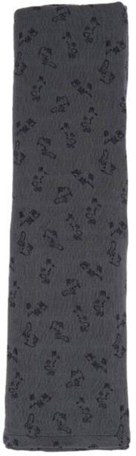 Snoozebaby hydrofiele swaddle 80x80 cm Dark Green Groen All over print - Foto 3
