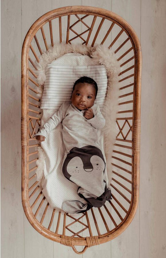 Snoozebaby new born cocoon 3-6 months incl hat Babyslaapzak Grijs - Foto 2