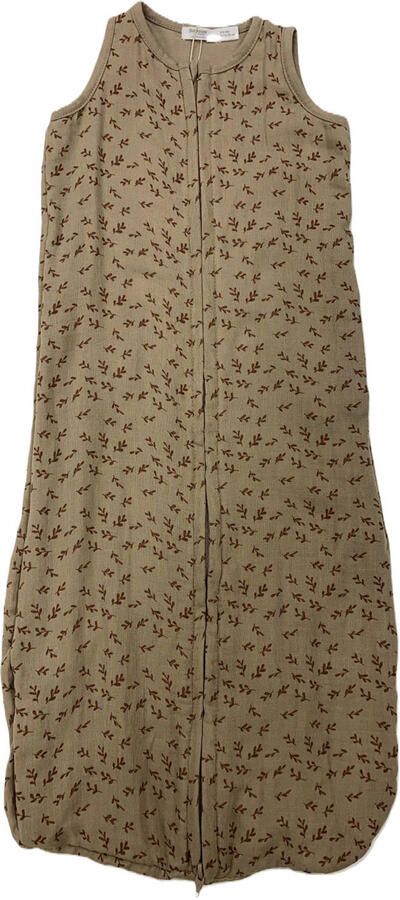 Snoozebaby slaapzak Hazel brown Babyslaapzak Bruin All over print 56 74