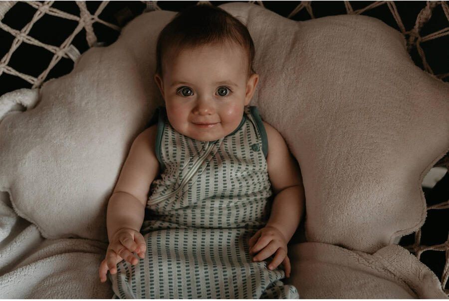 Snoozebaby baby slaapzak Smokey Green Babyslaapzak Groen 90-110 - Foto 3