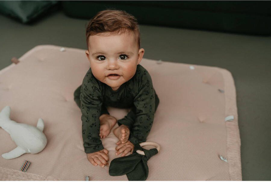 Snoozebaby speelkleed Desert Sand Boxkleed Beige | Boxkleed van - Foto 3