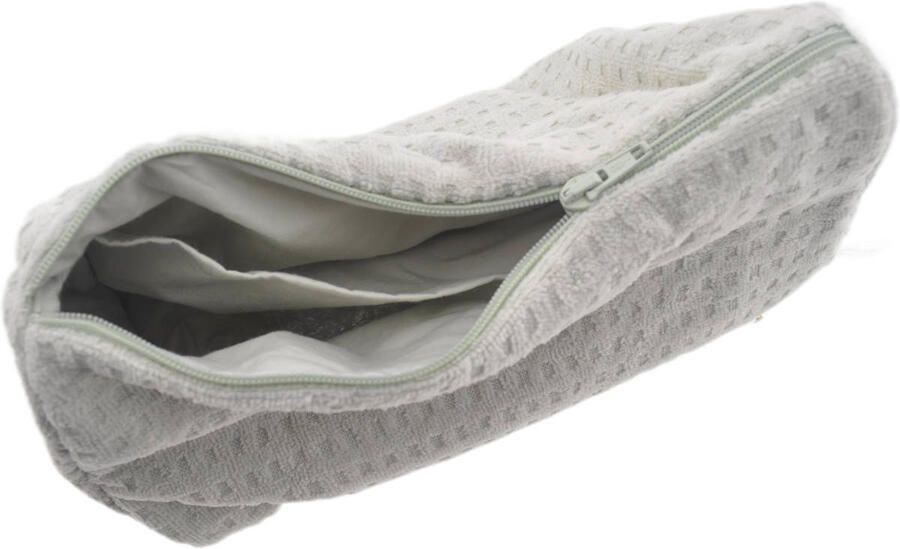 Snoozebaby toilettas Big Mystic Mint Groen Katoen - Foto 2