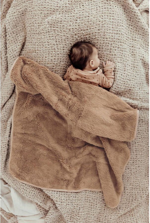Snoozebaby wiegdeken roze Babydeken Effen | Babydeken van - Foto 2